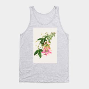 Passiflora pinnatistipula - Botanical Illustration Tank Top